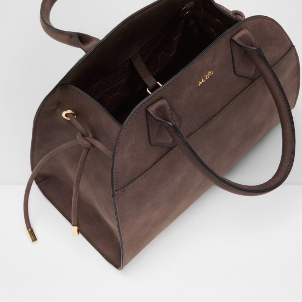 NWT ALDO Suede Satchel - Picture 5 of 16